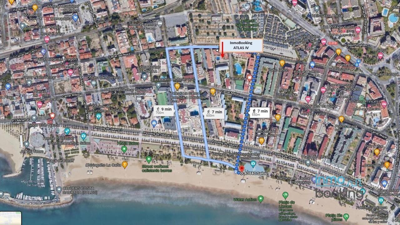 Atlas, Climatizado, Piscina, Pk Y Cerca De La Playa Салоу Экстерьер фото